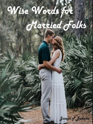 cover image of Wise Words for Married Folks